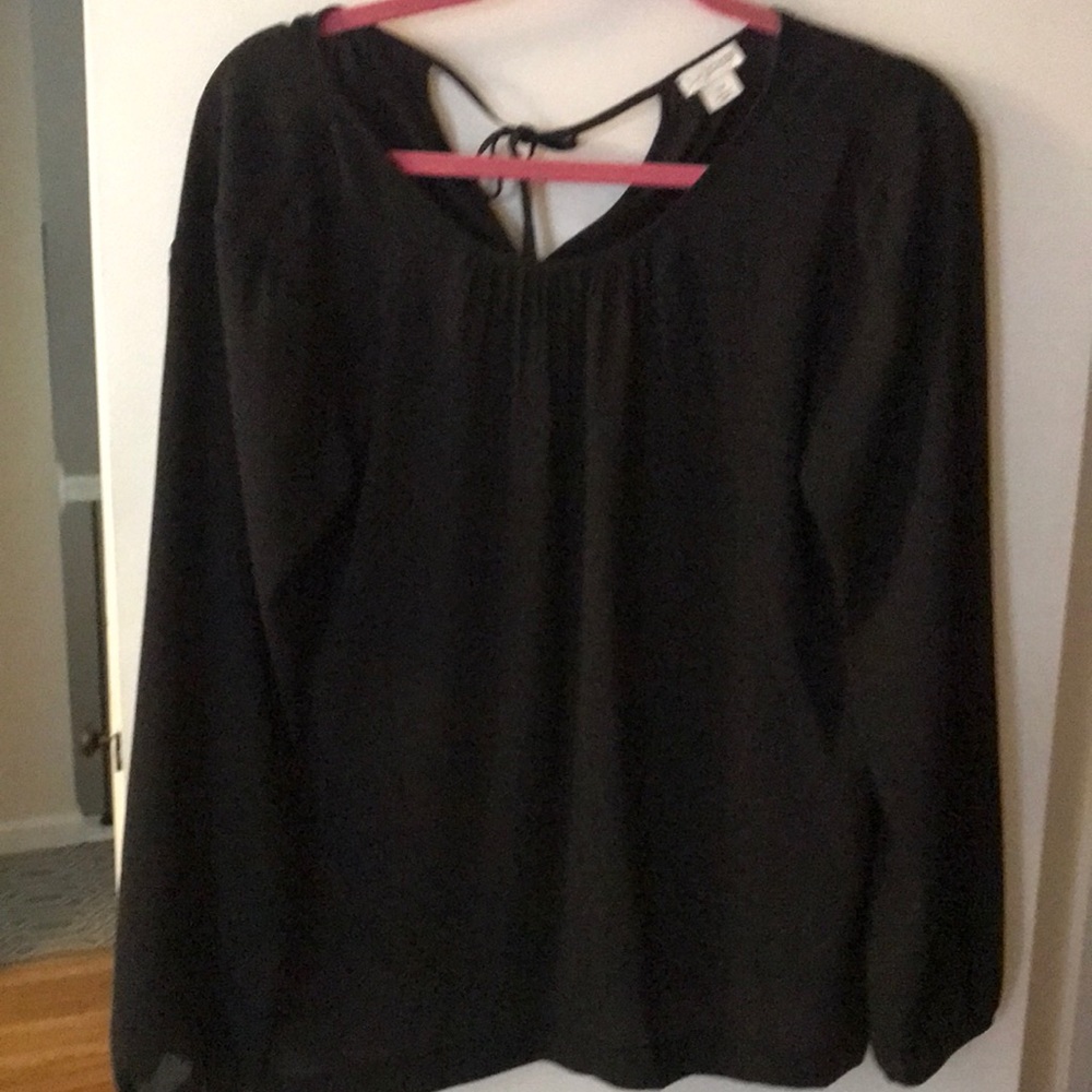I by jcrew black top